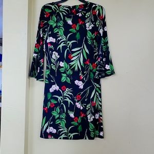 Tommy Hilfinger Floral Glow Bell-Sleeve Sheath Dress